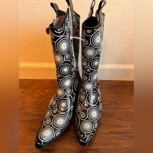 Blazin roxx rubber boots size 9
